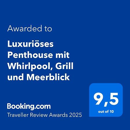 Luxurioeses Penthouse Welle Mit Whirlpool, Grill Und Meerblick Vir Εξωτερικό φωτογραφία