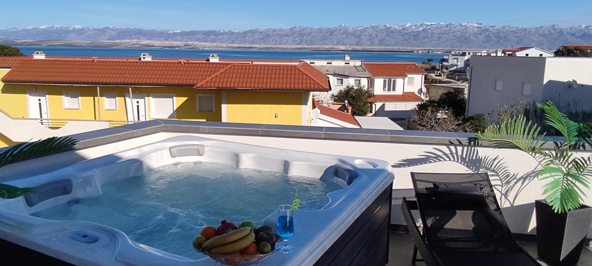 Luxurioeses Penthouse Welle Mit Whirlpool, Grill Und Meerblick Vir Εξωτερικό φωτογραφία